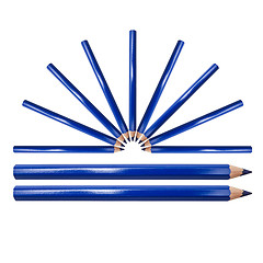 Image showing Blue Color Pencil