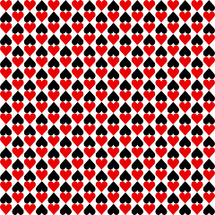 Image showing Seamless Hearts Pattern