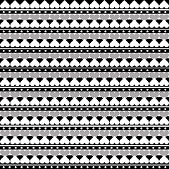 Image showing Seamless Hearts Pattern