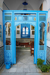 Image showing Sidi Bou Said resting room