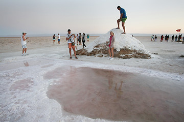 Image showing Salt lake Chott El Jerid