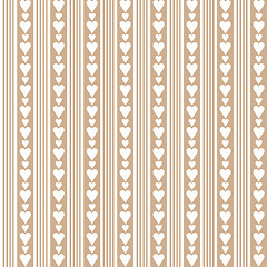 Image showing seamless hearts pattern