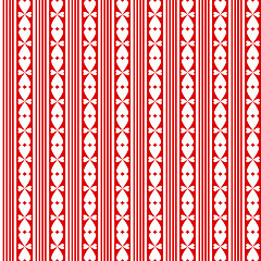 Image showing seamless hearts pattern