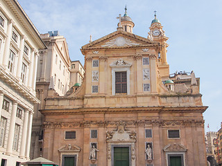 Image showing Chiesa del Gesu in Genoa