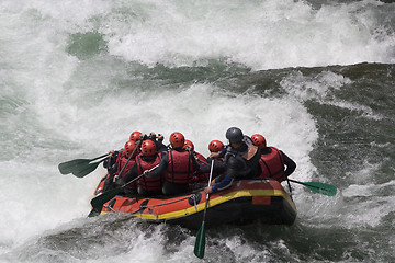 Image showing Rafting