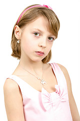 Image showing Studio portrait of young beautiful girl