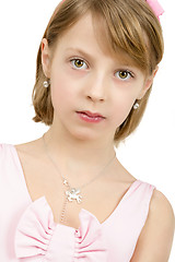 Image showing Studio portrait of young beautiful girl