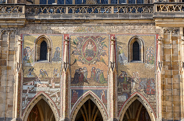 Image showing st. vitus cathedral in prague czech republic