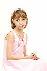 Image showing Studio portrait of young beautiful girl