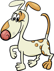 Image showing spotted dog cartoon illustration