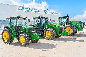 Image showing Agricultural machinery exhibition. Tyumen. Russia