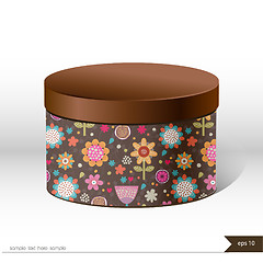 Image showing Packaging gift box on isolated background