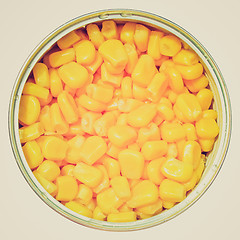 Image showing Retro look Maize corn