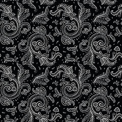 Image showing Seamless Paisley background.