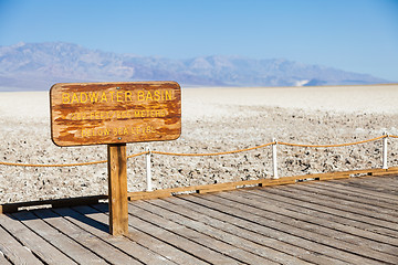 Image showing Badwater point