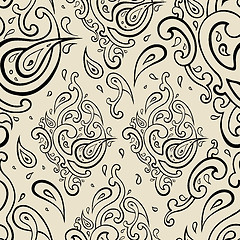 Image showing Seamless Paisley background.