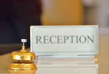 Image showing Hotel reception