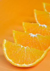 Image showing orange parts isolated