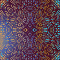 Image showing  Mandala. Indian decorative pattern.