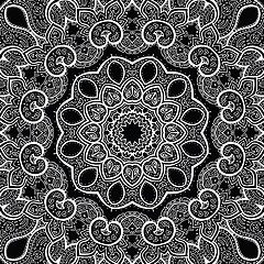 Image showing Lace background. Mandala.