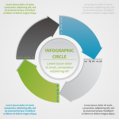 Image showing Template for business presentation