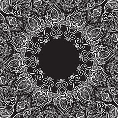 Image showing Lace background. Mandala.