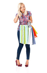 Image showing Woman shopping