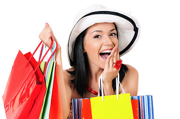 Image showing Woman shopping