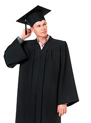 Image showing Graduating student man