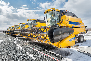 Image showing Agricultural machinery exhibition. Tyumen. Russia