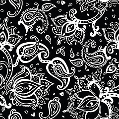 Image showing Seamless Paisley background.