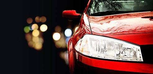 Image showing Red car