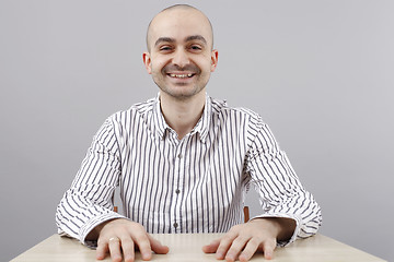 Image showing Man at desk