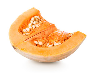 Image showing Pumpkin with seeds