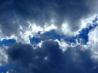 Image showing sky background. sky and clouds background. sky. cloudy backgroun