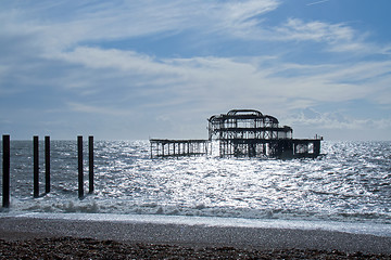 Image showing Brighton West Pier