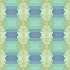 Image showing Abstract geometric triangle seamless pattern