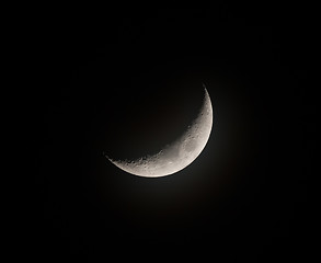 Image showing Waxing Crescent Moon