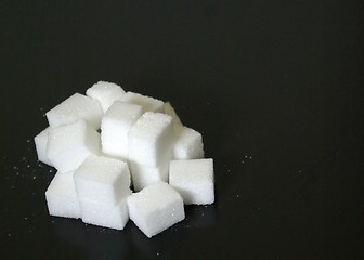 Image showing Sugar cubes