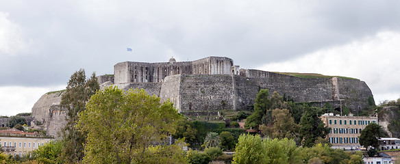 Image showing Corfu New Fortress panorama