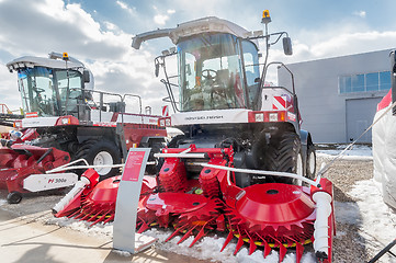 Image showing Fodder harvesting RSM 1401 combine