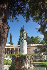 Image showing Corfu Adam statue