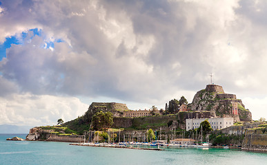 Image showing Old Citadel or Fortress in Corfu Town