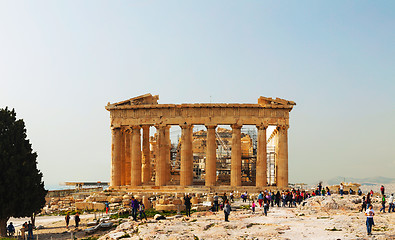 Image showing Parthenon at Acropolis in Athens, Greece