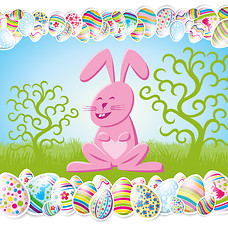 Image showing Vector Easter Card