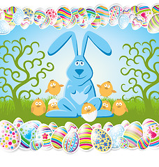 Image showing Vector Easter Card