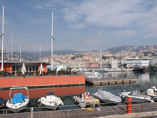 Image showing Porto Vecchio Genoa Italy