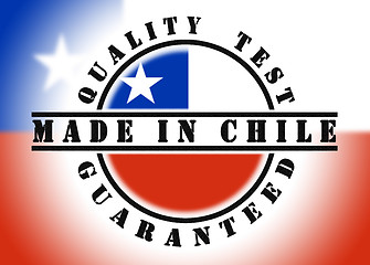 Image showing Quality test guaranteed stamp 