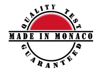 Image showing Quality test guaranteed stamp 