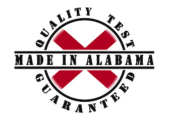 Image showing Quality test guaranteed stamp 